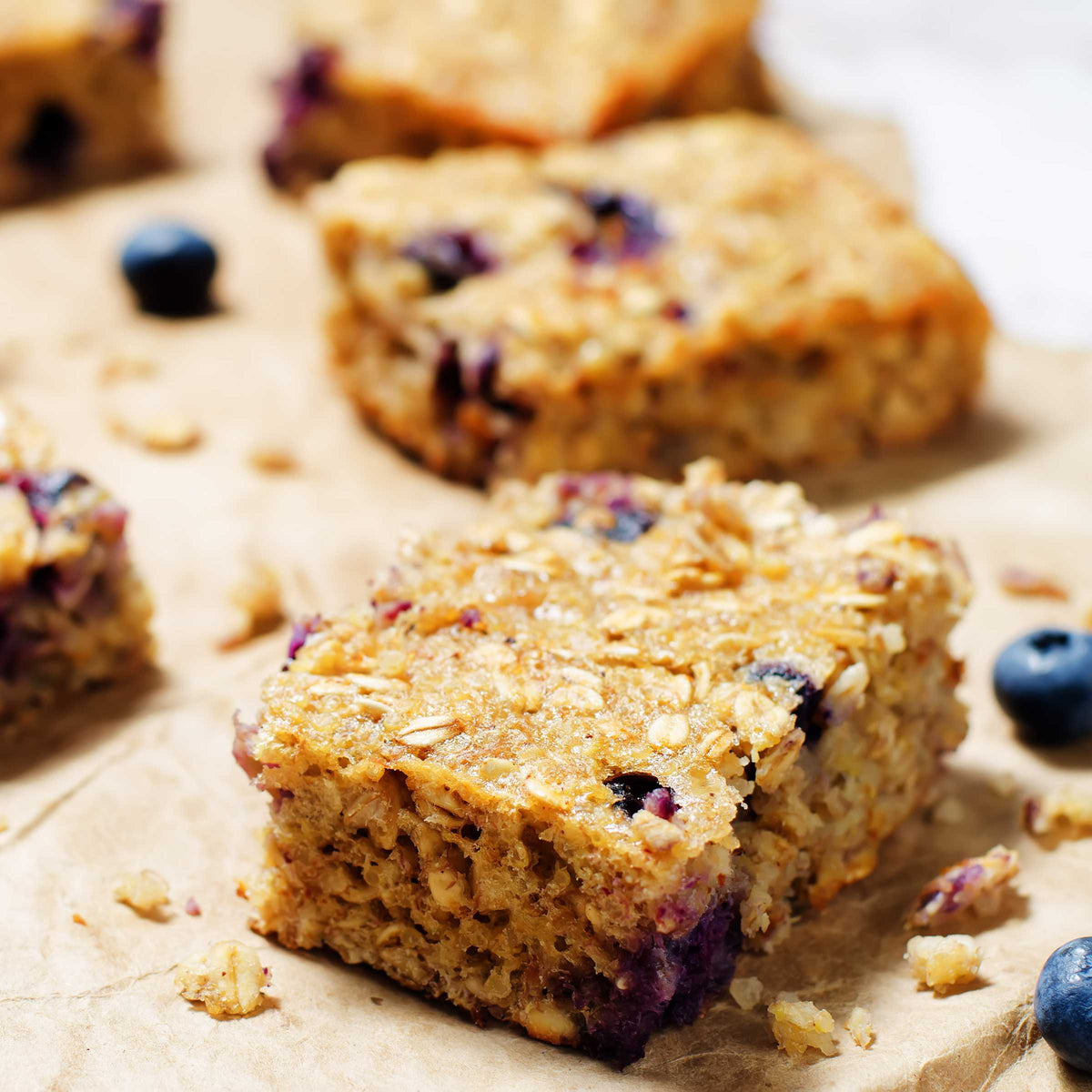 Blueberry oat bars recipe
– Old Beach Berries
