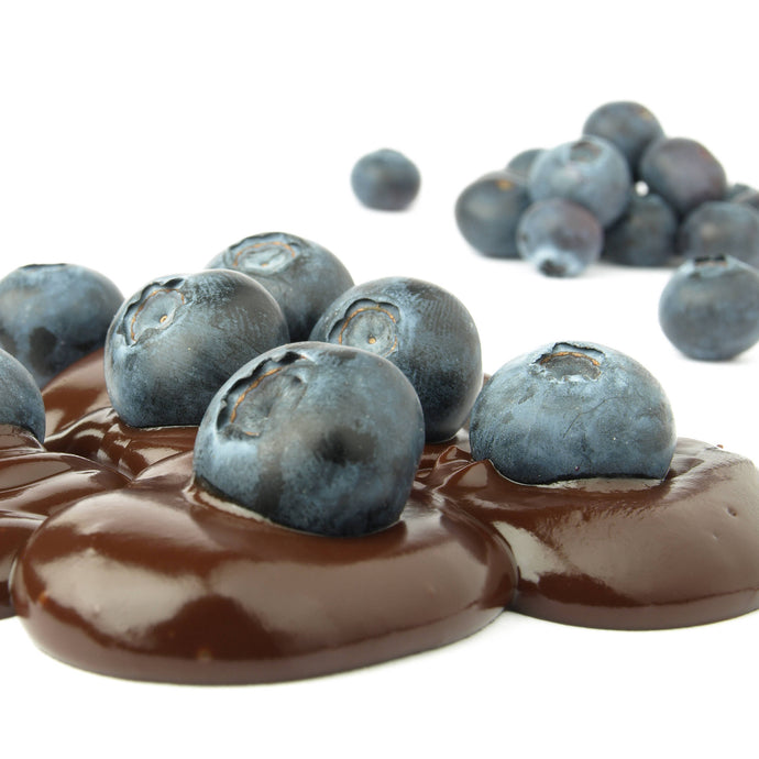 Chocolate blueberry bark