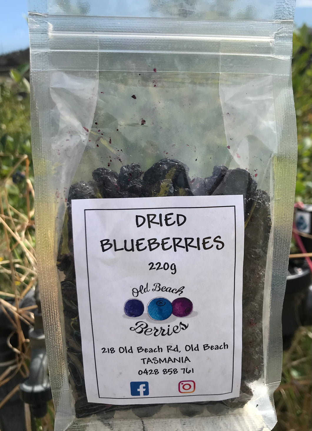 Dried blueberries 200g