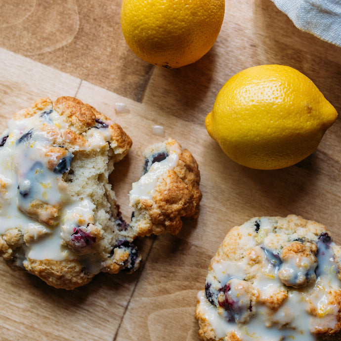 Blueberry muffin biscuits recipe