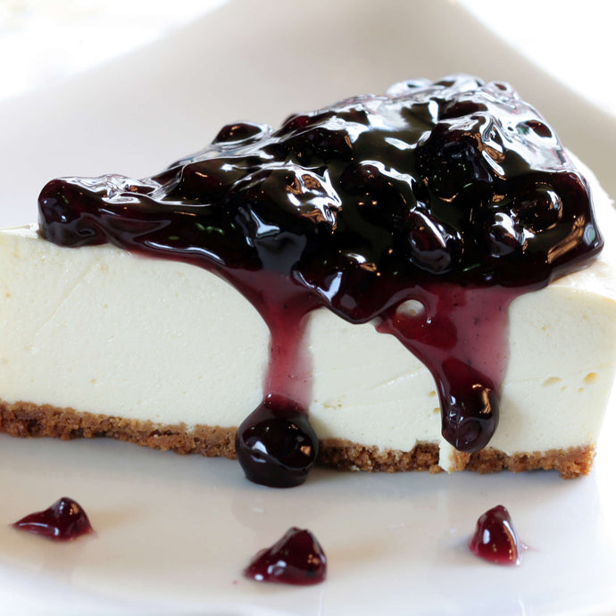 Gluten-free blueberry cheesecake